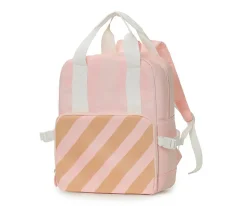 Monnëka Mochila Térmica Big Stripes Pink Personalizable^ Bolsas Térmicas