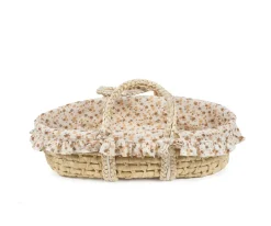 Niños Pasito a Pasito Moises de Mimbre Muñecas Somerset