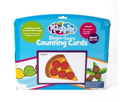 Niños Learning Resources Moldea Playfoam Shape & Learn Counting Cards