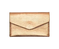 moses Monedero Metalizado Smile Dorado^ Bolsos Y Riñoneras