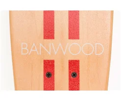 Niños Banwood Monopatín Rojo