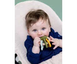 Trixie Mordedor de Actividades de Silicona y Madera Mr. Dino