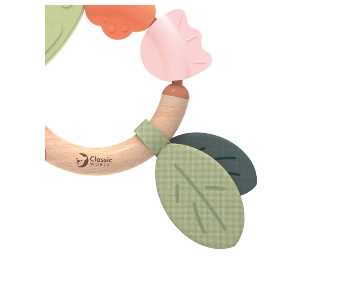 Classic world Mordedor de Madera y Silicona Grass