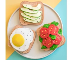 Niños Lolaletost Mordedor Tostada Aguacate