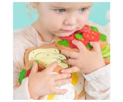 Niños Lolaletost Mordedor Tostada Kiwi