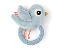 Done by Deer Mordedor y Sonajero Birdee Blue^Niños Juguetes Para Recién Nacidos