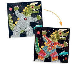 Niños Djeco Mosaicos Batalla Espacial