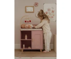 Niños Little Dutch Mueble Cambiador Soft Flowers para Muñecas FSC