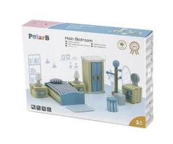 Niños Polar B Muebles Dormitorio Principal para Casa de Muñecas