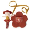Niños Lilliputiens Muñeca Adele con Bolso de Flor
