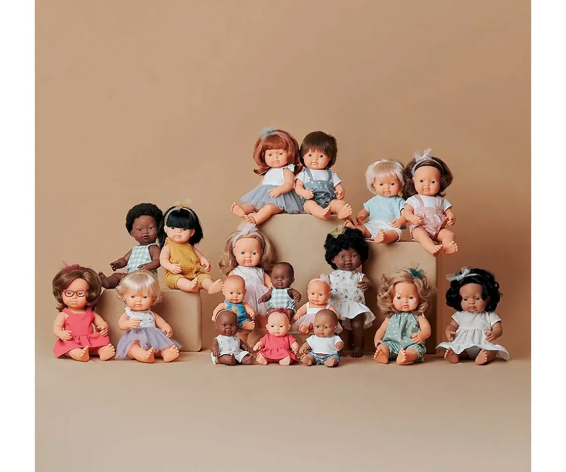 Niños Miniland Muñeca Africana My Friends & Me 38 cm
