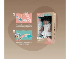 Niños Miniland Muñeca Africana My Friends & Me 38 cm