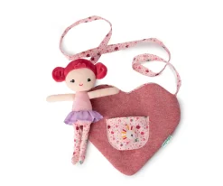 Niños Lilliputiens Muñeca Aline con Bolso de Corazón