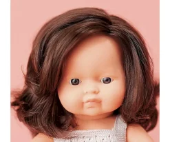 Niños Miniland Muñeca Caucásica Castaña My Friends & Me 38 cm