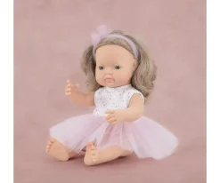 Niños Miniland Muñeca Caucásica Rubia Oscuro My Friends & Me 38 cm
