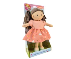Heless Muñeca de Tela Lucie con Vestido`Personalizable 32 cm^Niños Muñecos