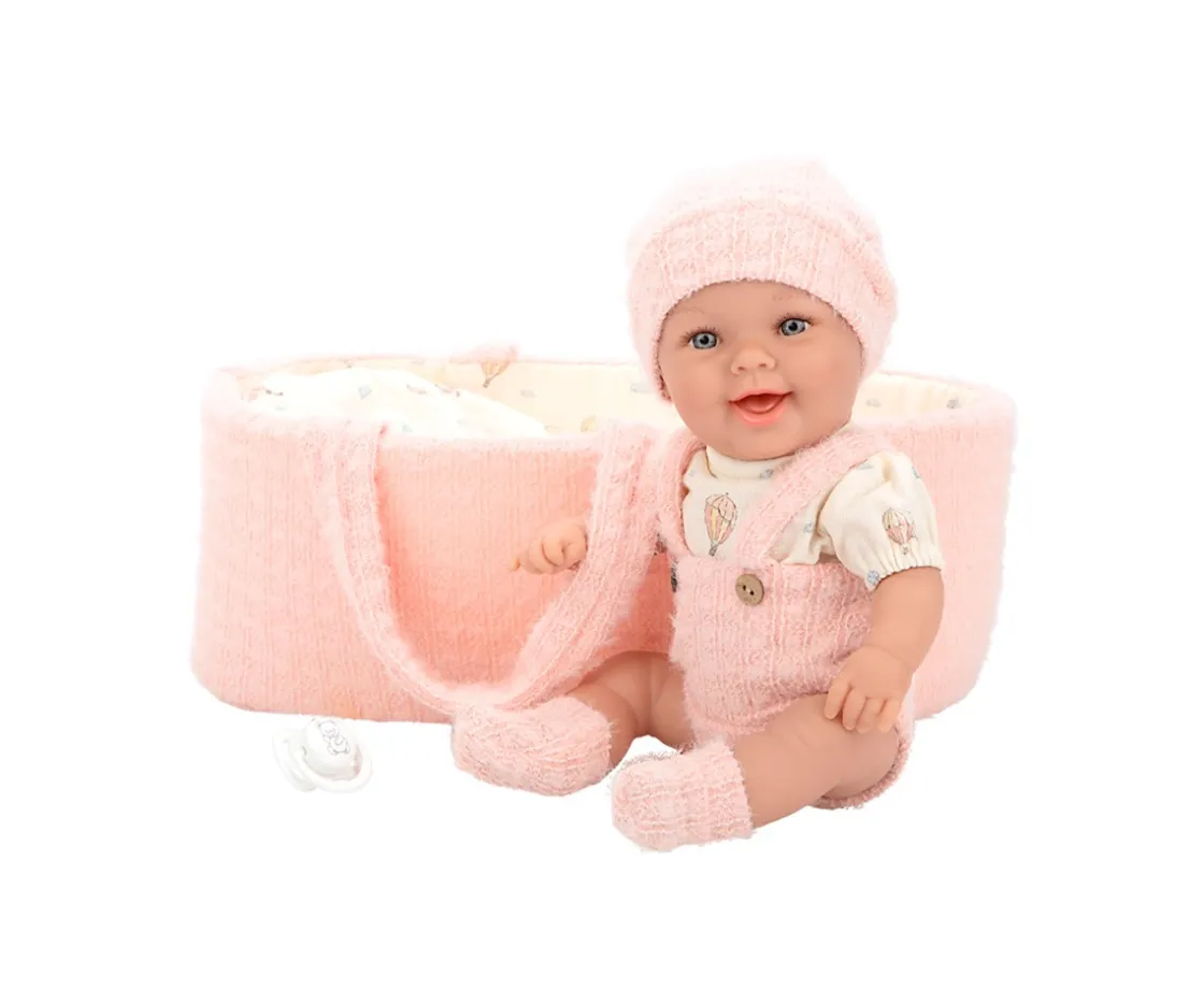 Arias Muñeca Elegance Gadi Rosa con Capazo 33 cm^Niños Muñecos