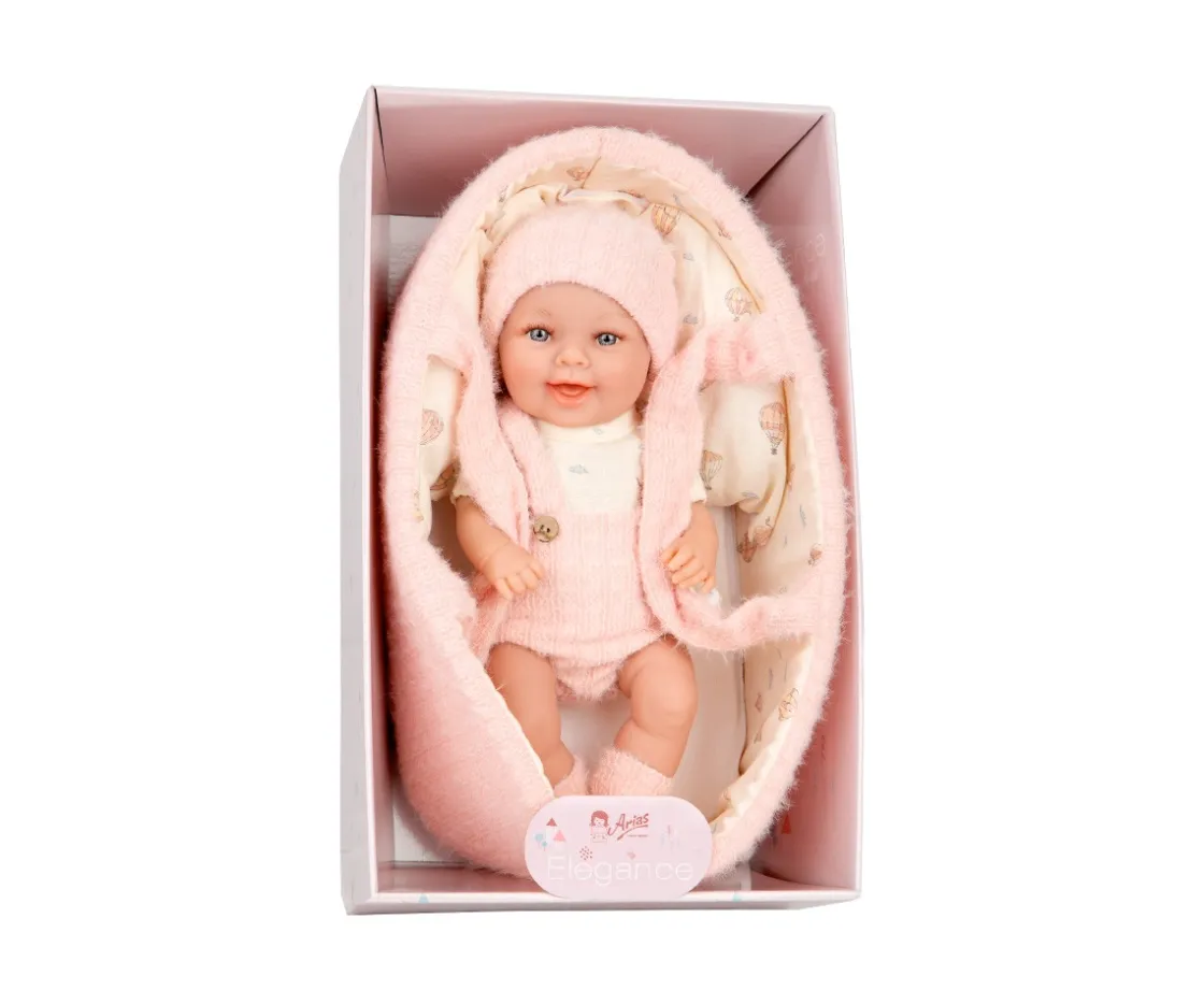 Arias Muñeca Elegance Gadi Rosa con Capazo 33 cm^Niños Muñecos