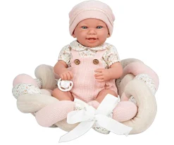 Niños Arias Muñeca Elegance Zoe Rosa con Cojín