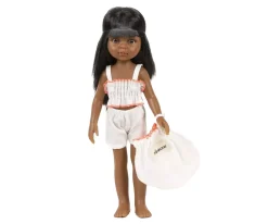 Minikane Muñeca Amiga Nora con Bañador Retro Blanco^Niños Muñecos