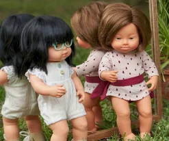 Miniland Muñeca Síndrome Down Caucásica 38cm^Niños Muñecos