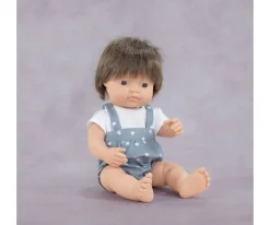 Niños Miniland Muñeco Caucásico Castaño My Friends & Me 38 cm