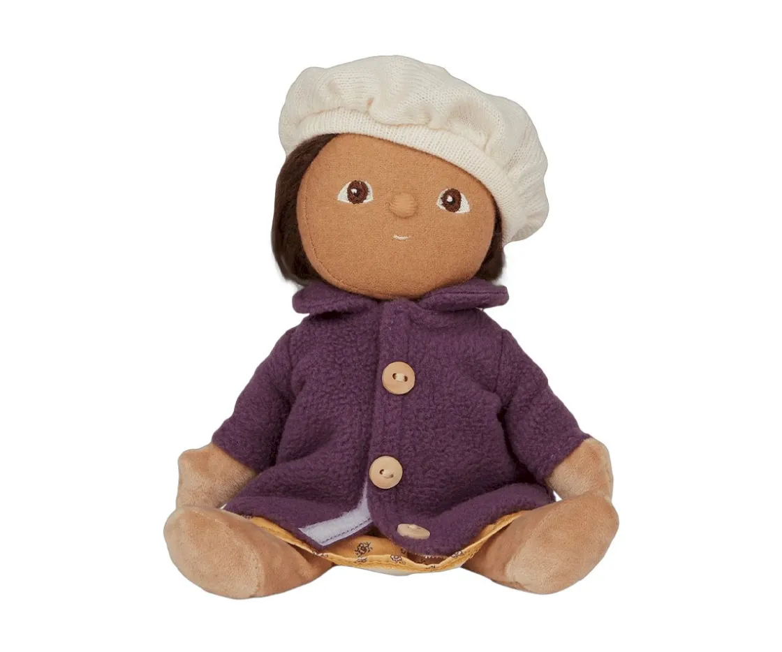 Niños Olli Ella Muñeco Dress Me Dinky Lila Lavender Personalizable