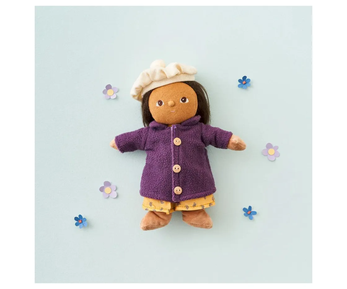 Niños Olli Ella Muñeco Dress Me Dinky Lila Lavender Personalizable