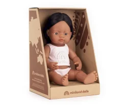 Niños Miniland Muñeco Nativo Americano 38 cm