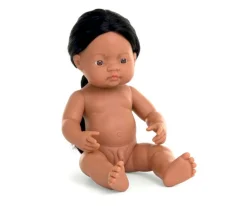 Niños Miniland Muñeco Nativo Americano 38 cm