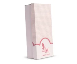 Así Muñeco Oli con Vestido Flores Grises y Rosas 30cm^Niños Muñecos