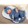 Niños Arias Muñeco Reborn Alberto Azul con Saco