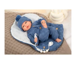 Niños Arias Muñeco Reborn Alberto Azul con Saco