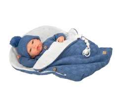 Niños Arias Muñeco Reborn Alberto Azul con Saco
