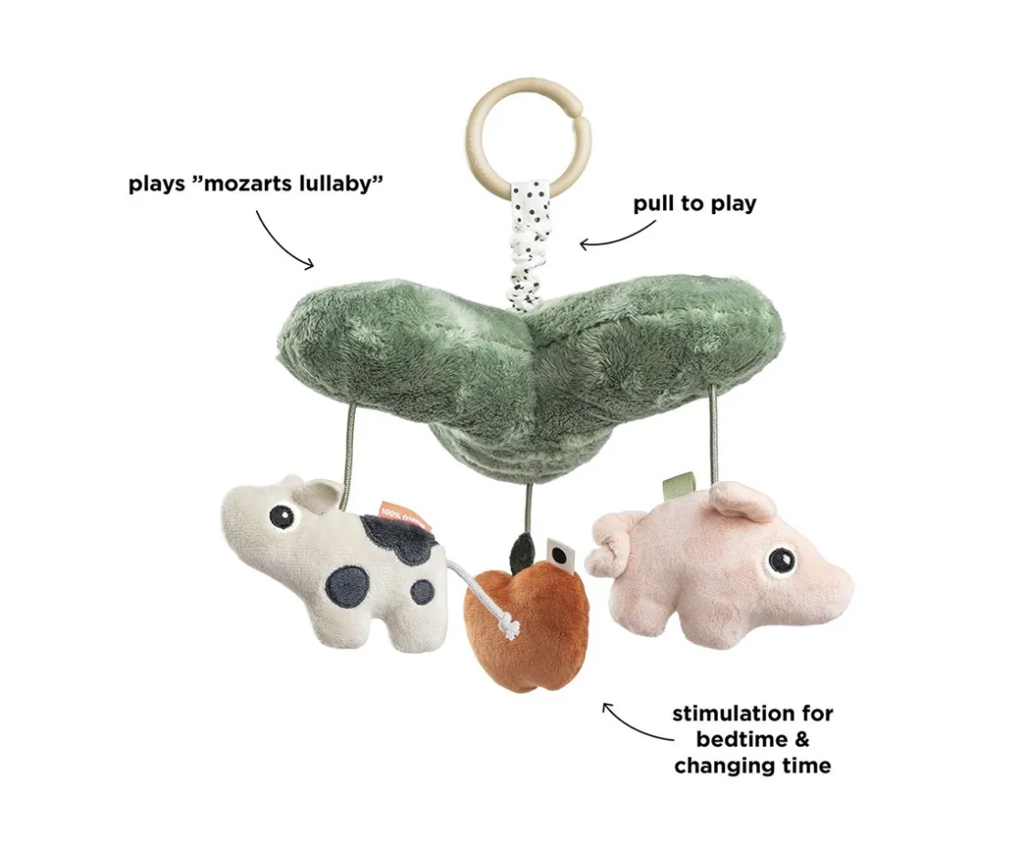 Niños Done by Deer Móvil Musical Tiny Farm