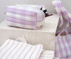 Fabelab Neceser Acolchado Lilac Checks^Niños Neceseres