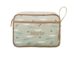 Fresk Neceser de Viaje Impermeable Cocodrilo Personalizable^Niños Neceseres