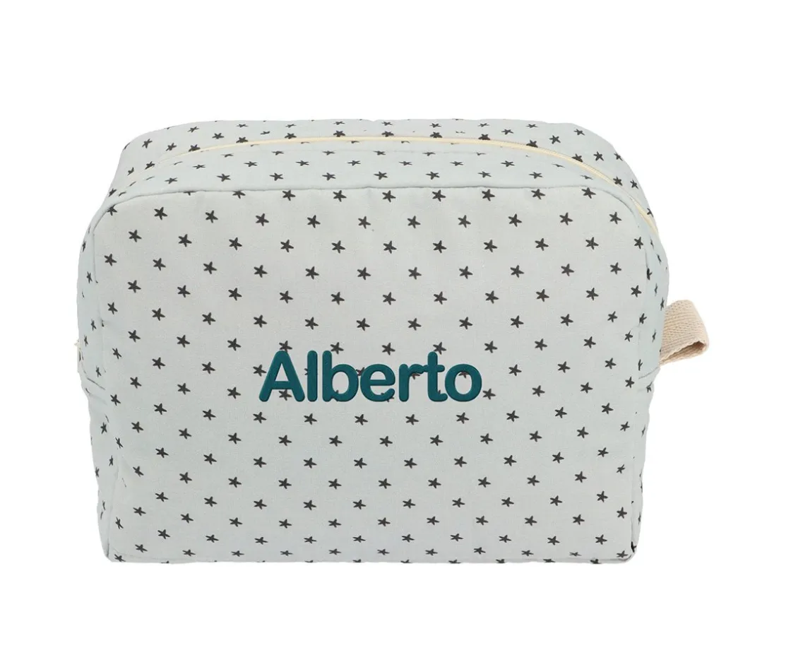 Niños Cristina de Jos'h Neceser Grande Star Grey Personalizable