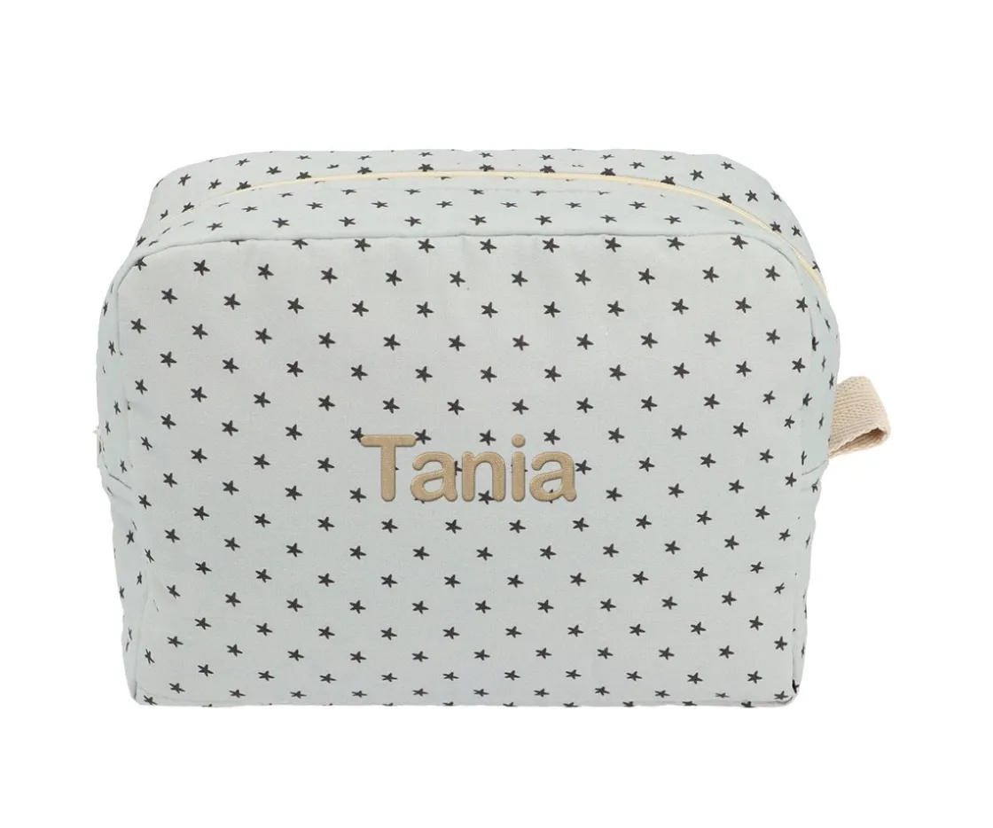 Niños Cristina de Jos'h Neceser Grande Star Grey Personalizable