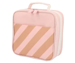 Monnëka Nevera Rígida Big Stripes Pink Personalizable^ Bolsas Térmicas