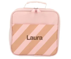 Monnëka Nevera Rígida Big Stripes Pink Personalizable^ Bolsas Térmicas