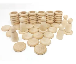 Niños Grapat Nins con Anillas y Monedas Natural