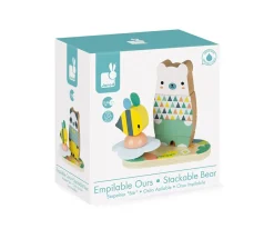 Niños Janod Osito Apilable Pure