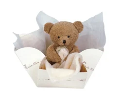Niños Doudou et Compagnie Osito Natural Personalizable en Cajita Floral