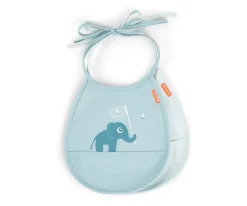 Done by Deer Pack 2 Baberos Pocket Elphee Blue^ Baberos Impermeables