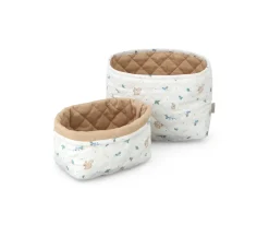 Niños Cam Cam Pack 2 Cestas Acolchada Organizador Blueberries