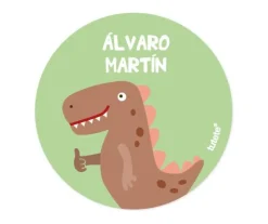 Tutete Pack 3 chapas Personalizadas Dino^ Chapas Personalizadas