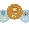 Tutete Pack 3 chapas Personalizadas Animal Friends^ Colecciones Vuelta Al Cole