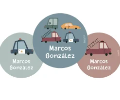 Tutete Pack 3 chapas Personalizadas Vintage Cars^ Colecciones Vuelta Al Cole