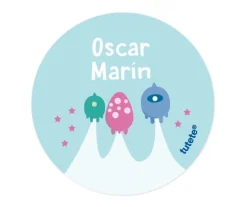 Tutete Pack 3 chapas Personalizadas Naves Marcianas